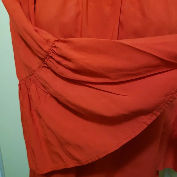 Red Hot Cotton Dress / May & Maya / Medium - Picture 3 of 6